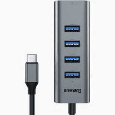 Baseus Multi-functional HUB ( Type-C to 4xUSB 3.0+PD)