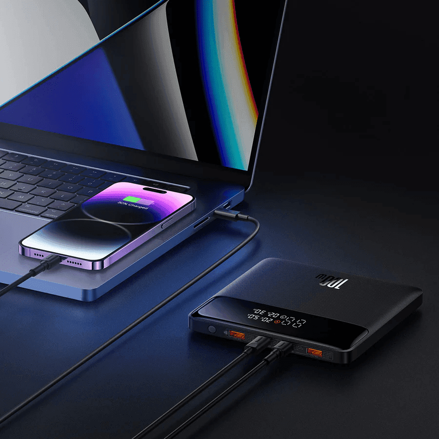 OS Baseus Blade High Power Quick Charge Power Bank with Digital Display. view 2